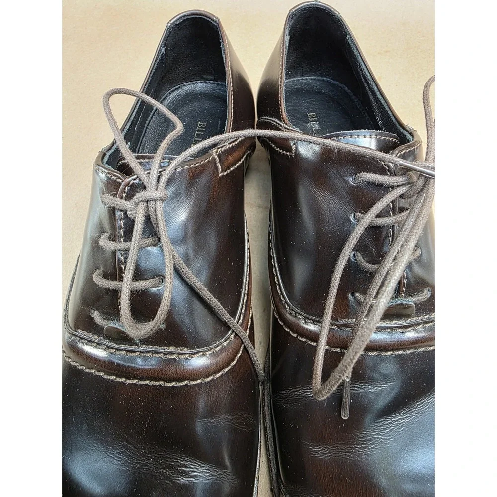 Billy Reid (Sz 9) Men's Oxford Cap Toe shoes Dark Brown Oxfords